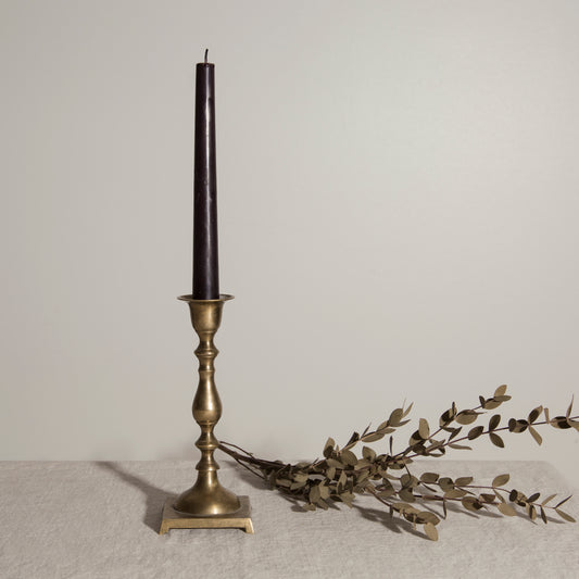 Tall Brass Candle Holder