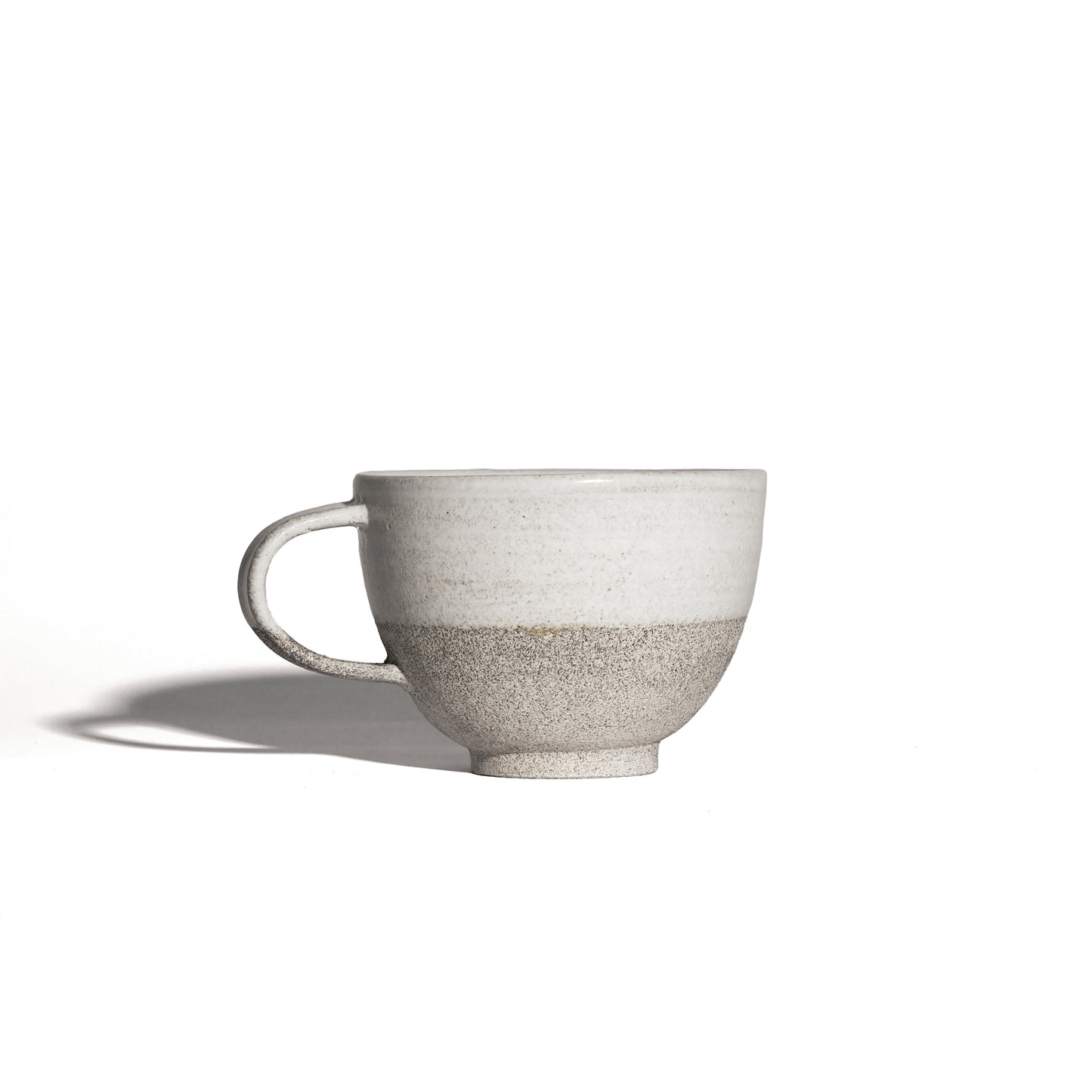 Tasse à café en grès - gris